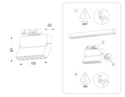 Ambrella Трековый однофазный светодиодный светильник Track System GL6811