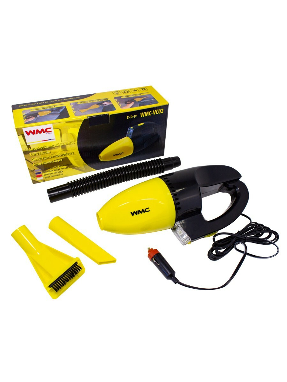 Пылесос автомобильный WMC-VC02 12 V WMC TOOLS##Прочий WMC-VC02