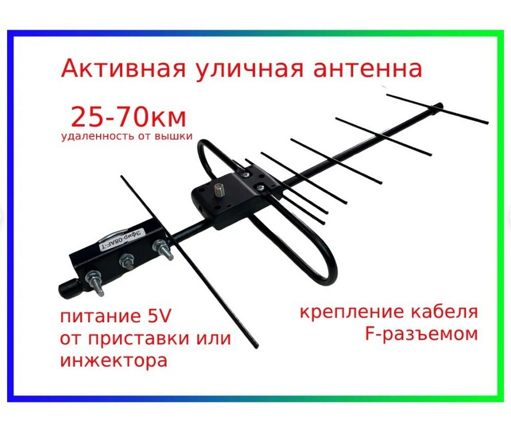 Антенна Locus Эфир-08AF-TURBO (L035.08DT)  активная