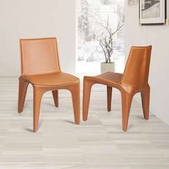 Стул Bocca, коричневая экокожа