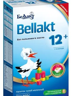 Напиток Беллакт 12+ 350г без пальмового масла с пребиот. с 12 мес пач.