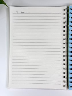 Блокнот тетрадь с разделителями формат В5 175х250 мм 110 листов фиолетовый (3967-6)