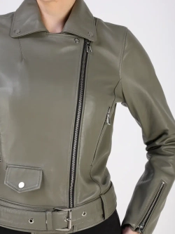 Кожаная куртка демисезонная косуха