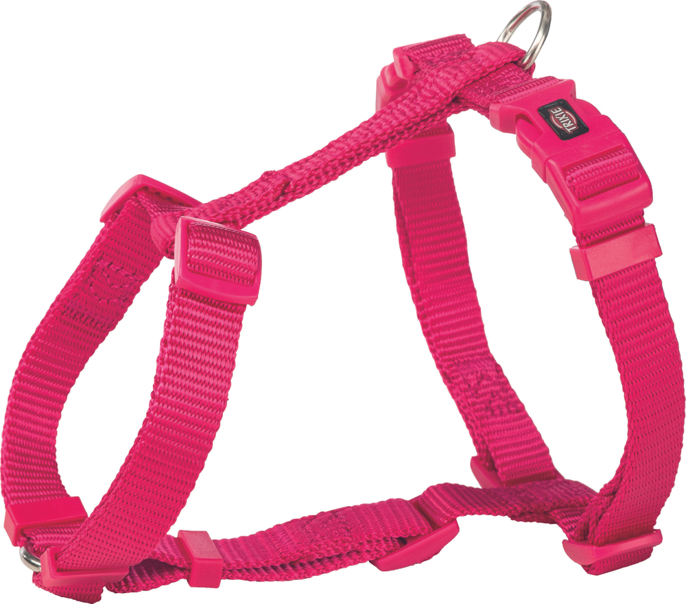 Шлейка Premium H-harness, XS–S: 30–44 см/10 мм, фуксия