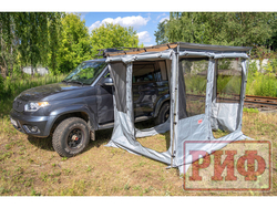 Стенки к автомобильной маркизе (тамбур) РИФ 2,5х2 м