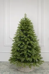 Искусственная елка Рождественская 210 см., 500 теплых-белых Led ламп, литая+пвх, ЕлкиТорг (204210)