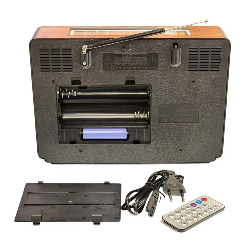 Радиоприемник в стиле ретро MP3/BT/TWS+Solar panel RX-BT88SQ