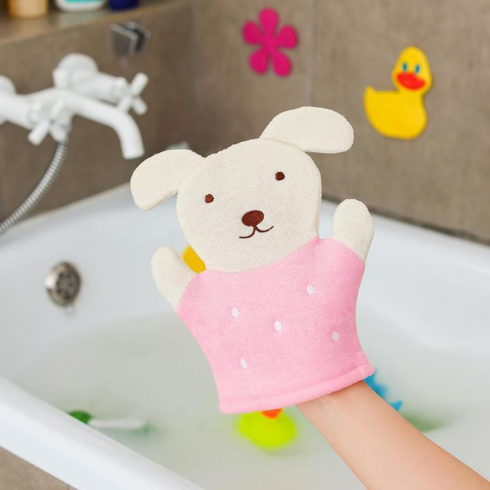 Мочалка-варежка детская «Дружок» 4694156