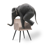 Стул на металлокаркасе Woodville Эджелл латте, черный, ножки черные