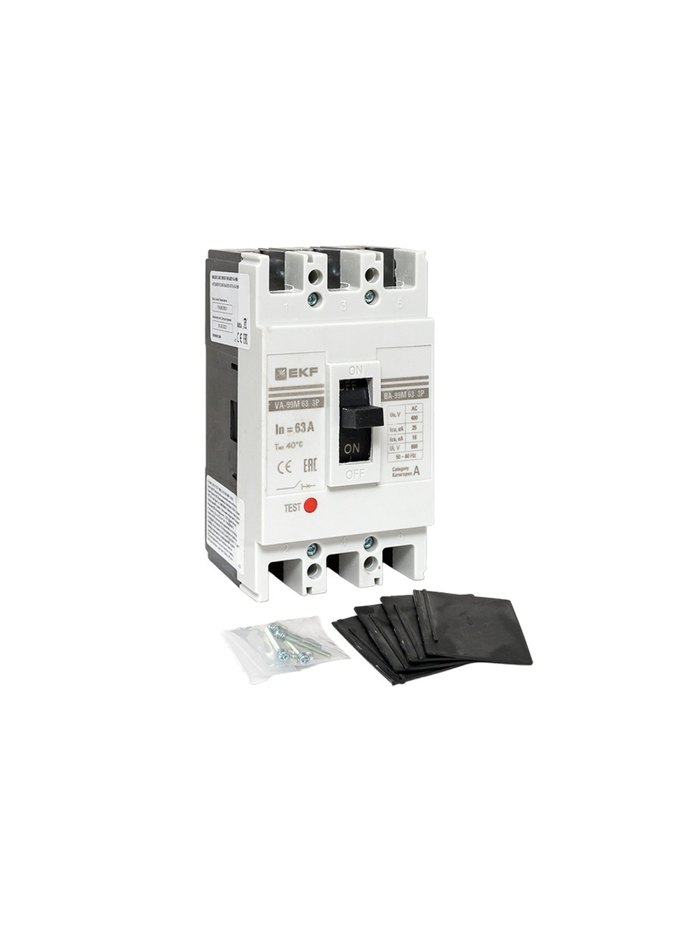 Выключатель автоматический 3п 63/63А 25кА ВА-99М PROxima EKF mccb99-63-63m