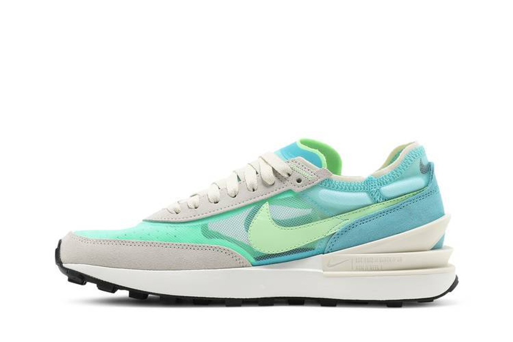 Кроссовки Nike Waffle One Scream Green (Женская размерная сетка)