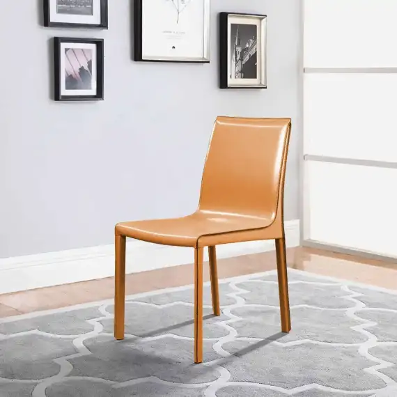 Стул Barrie оранжевая кожа