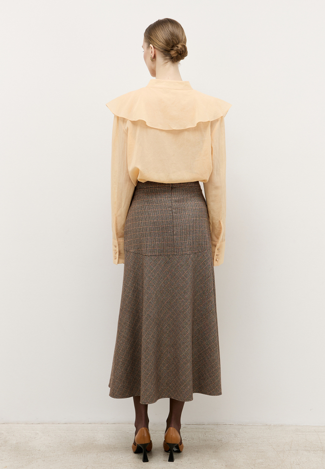 Юбка на кокетке