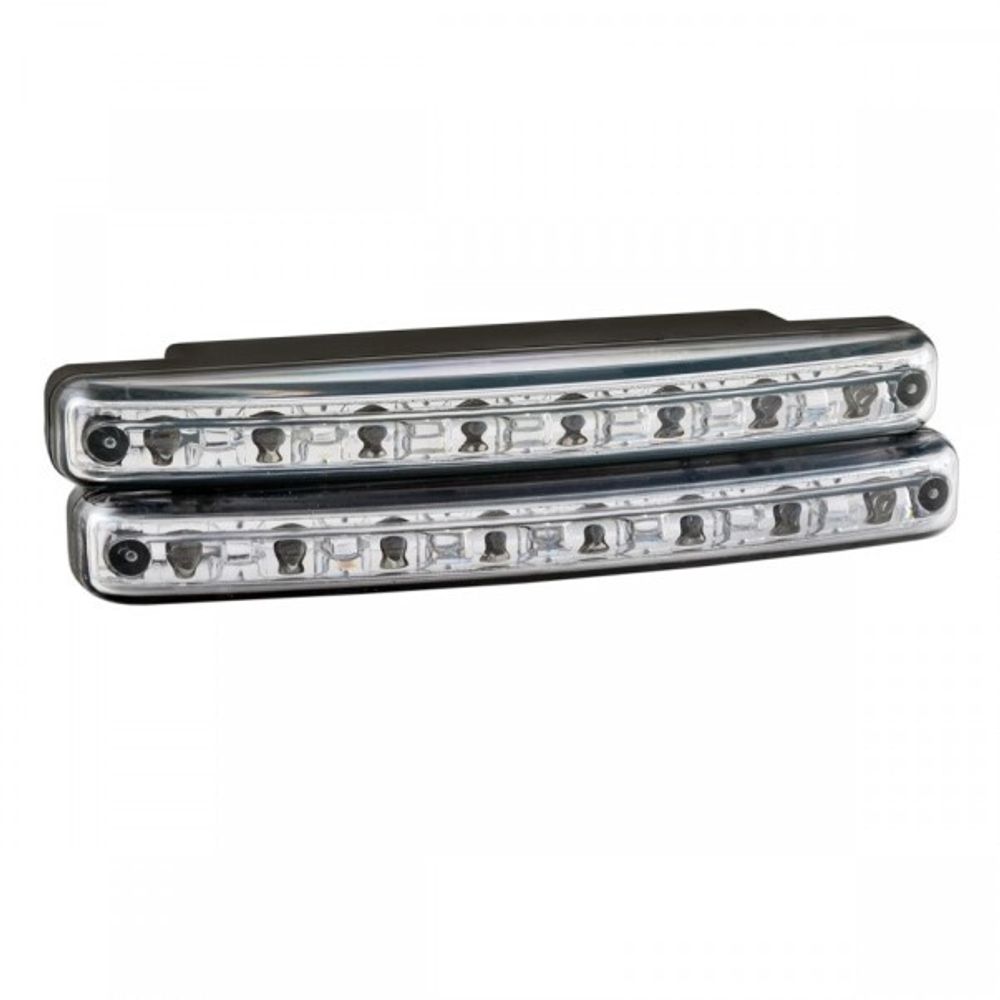 Дневные ходовые огни 12V 8 диодов Safety (к-т 2 шт) (SKYWAY)