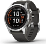 Умные часы Garmin Fenix 7S Pro Sapphire Solar + Leather Band, золотистый (Gold)