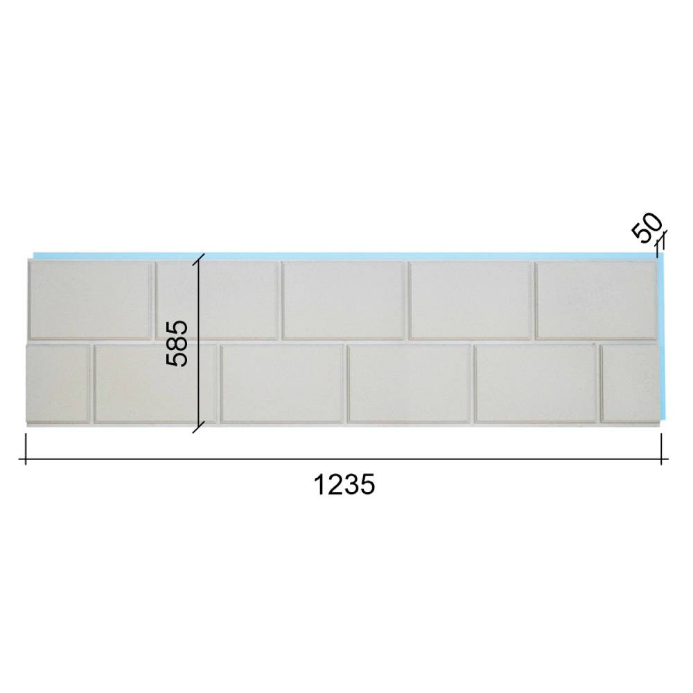 Панель Ruspanel RPG Termorustic односторонняя 1235х585х50 мм