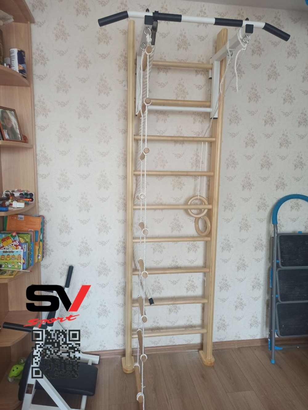 Монтаж шведской стенки Sv Sport в пеноблочные, газоблочные стены