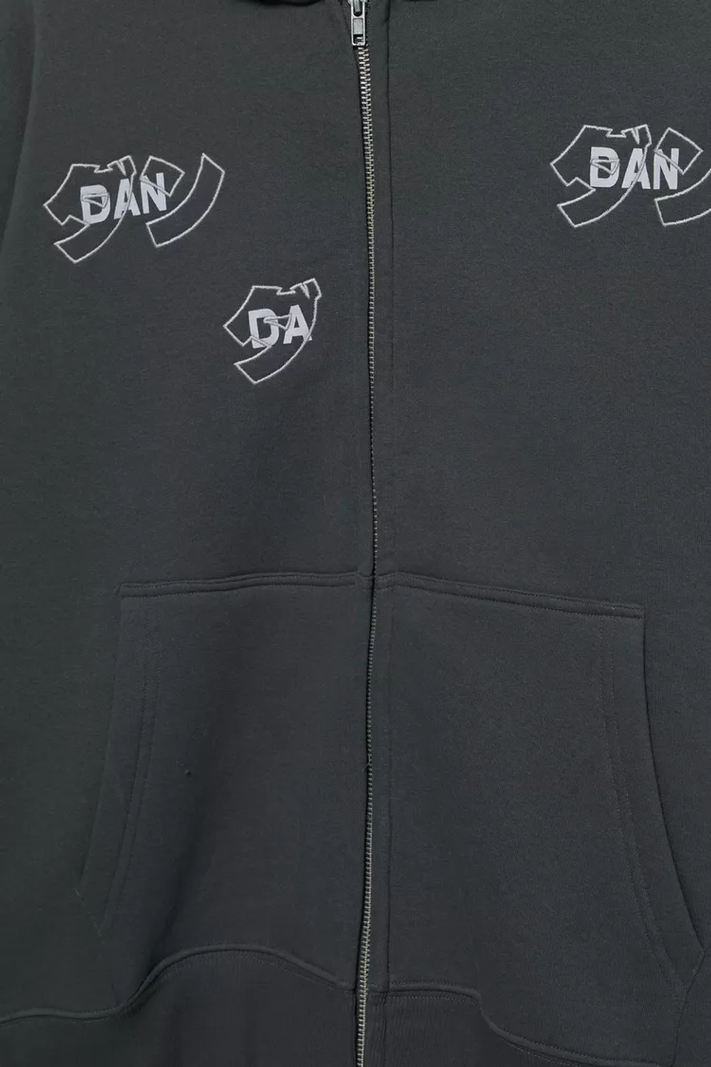 PULL&BEAR Толстовка с капюшоном Dan Da Dan, темно-серый