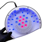 Planet Nails Лампа "Sphere" LED+UV (48Вт) с фонариком UV (USB-питание), черная