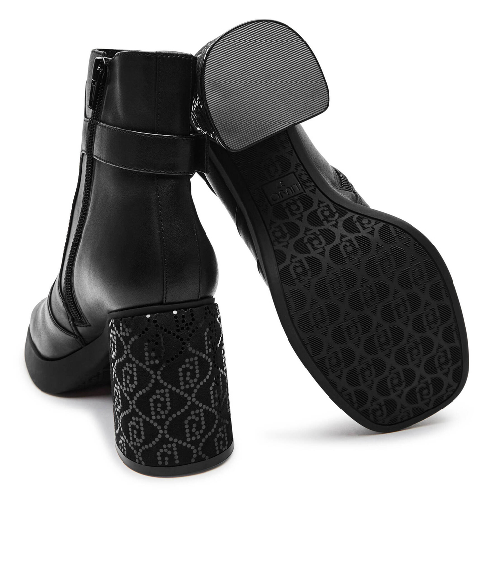 Кожаные ботильоны на каблуке GRACE 03 Liu Jo - черный(SF4127 PX550)