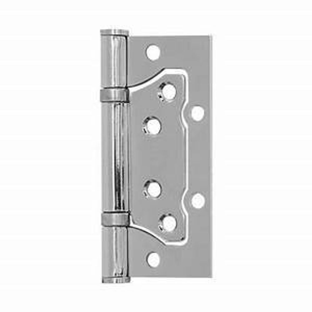 Петля дверная накладная без врезки ПН-100х75 Хром 1шт