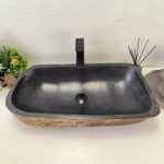 Раковина из речного камня RS-63605 (71*35*16) 0124