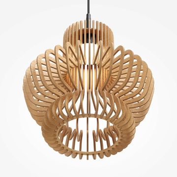 Подвесной светильник 14W 2700-4000К MOD465PL-L12BK3 черный/коричневый Namiki Maytoni