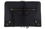 Balenciaga Leather Clutch Women"s Black