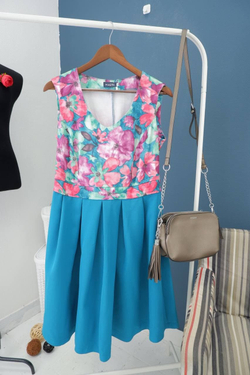 Платье MAGDA бирюзовое 46 размер, новое