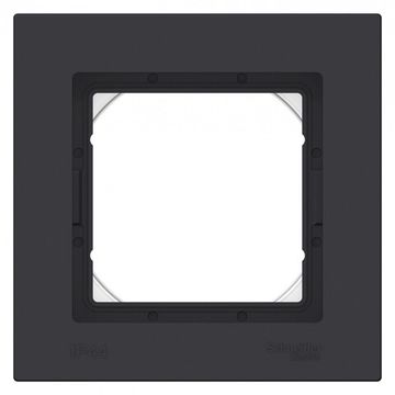 Рамка 1-м AtlasDesign Aqua IP44 карбон SE ATN441001