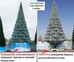 Уличная елка ствольная "Альпийская белая сосна" (Леска белая) от 3 до 22 м