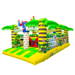 Надувная полоса препятствий «Туземцы», 7х4х2,7 м.