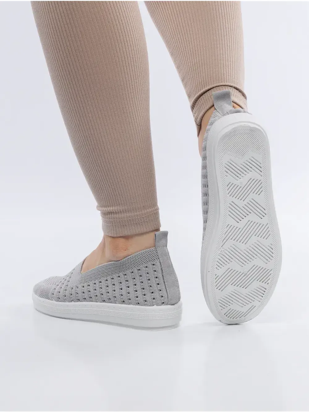 Мокасины летние текстильные