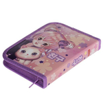 Пенал 190х130мм 1 отделение на молнии с таблистер умножения "Аниме с котиком" (Хатбер)