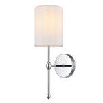 6589/1W CLASSI LN26 063 хром/белый, металл/текстиль Бра E14 1*40W 220V LATTI