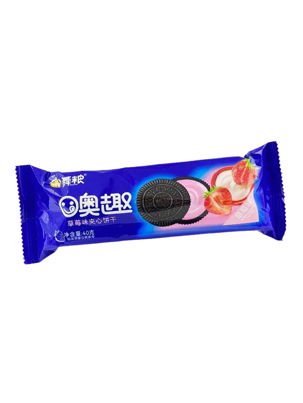 Печенье Орео китайское Клубничный вкус 40 г * 10 шт