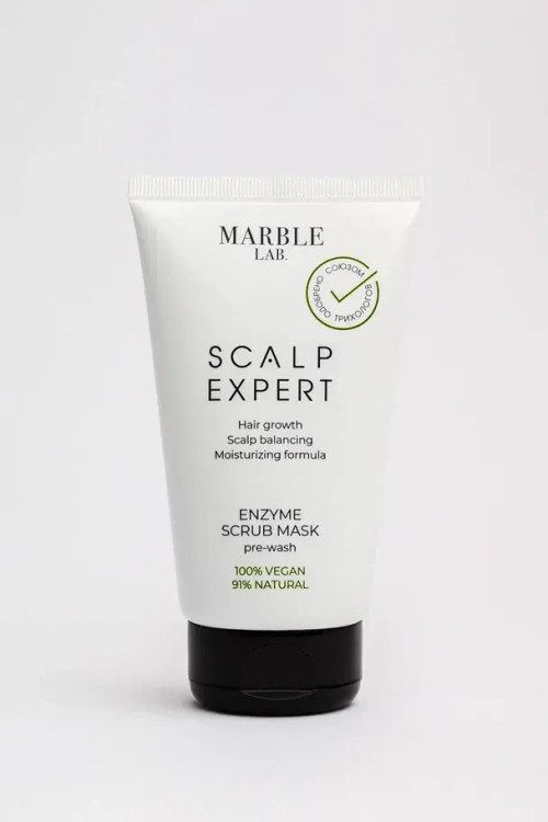 Marble Lab Энзимная скраб-маска Scalp Expert для кожи головы,150 мл