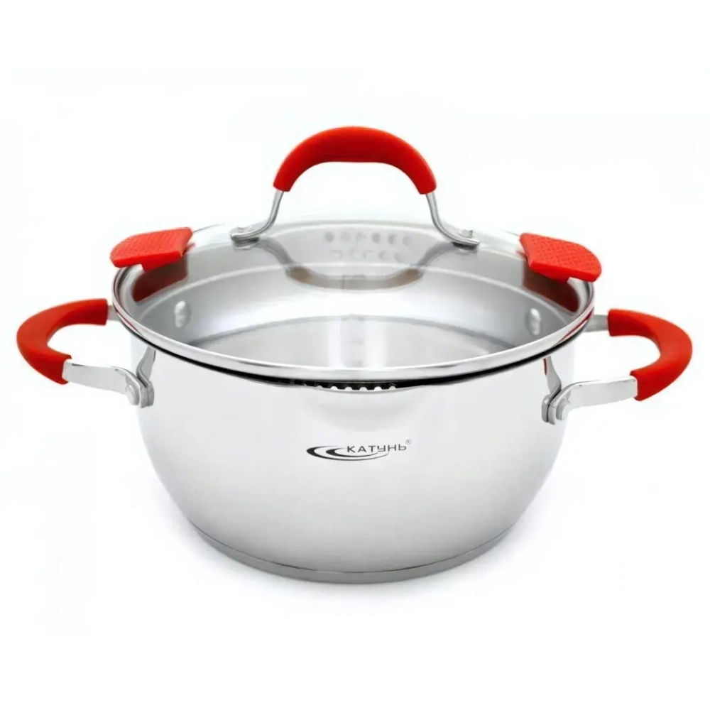Кастрюля из нержавеющей стали 2,2л «Аврора» Катунь
