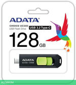 USB Flash-накопитель A-Data UC300 128Gb черный/зеленый (ACHO-UC300-128G-RBK/GN)