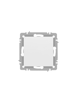 Выключатель 1-кл. СП Accent 6-101-01М 10А IP20 250В AL/CU бел. матов. Intro Б0063468