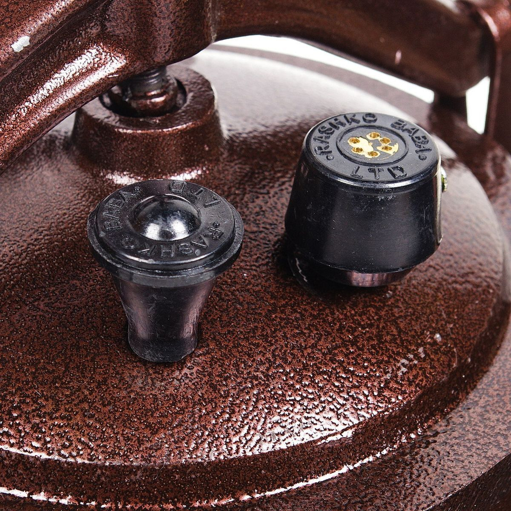 Казан афганский алюминий, 8 л, с крыш, с ручками, двухцветный, adr8