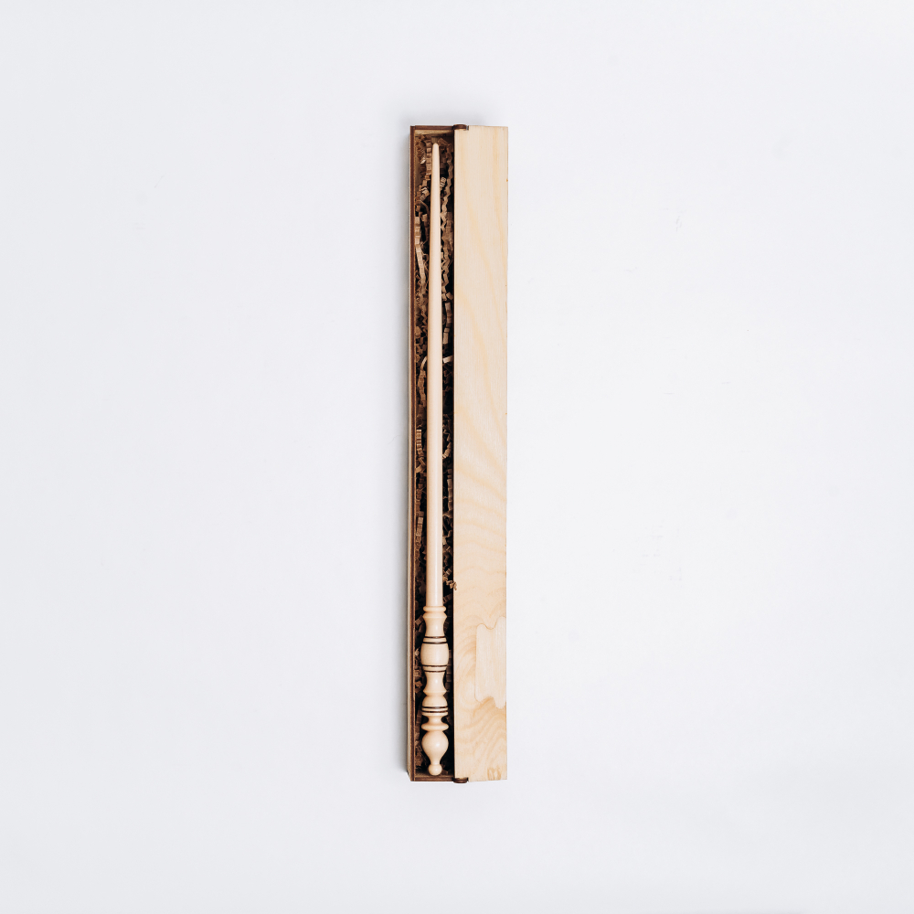 Деревянный  подарочный набор -указка в футляре (коробе) 400 мм. PK10