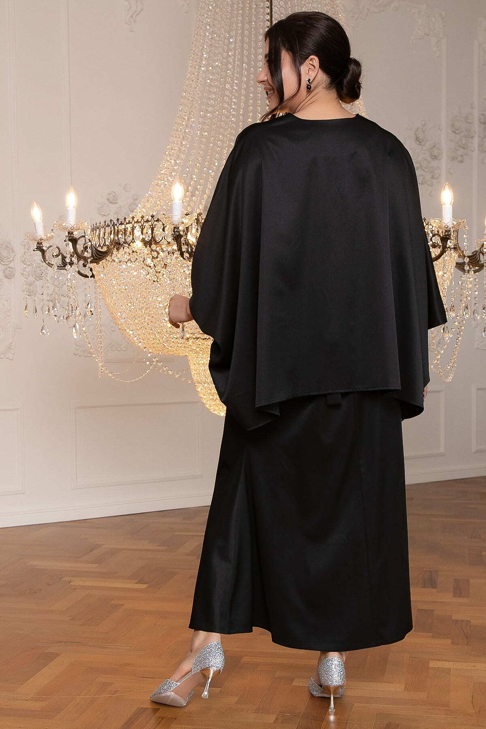 Костюм с юбкой Альсия (черный) К14393-5М LT Collection