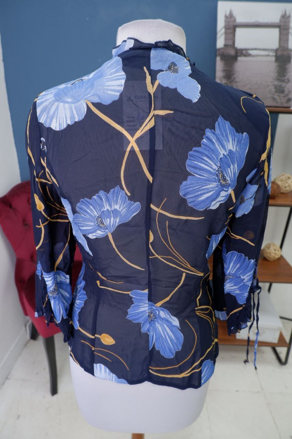 Блузка Ksara с цветочным принтом 42 размер