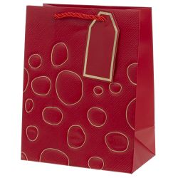 GAEM Пакет подарочный (бумага 210г/м2, блок 12шт), L18 W10 H23 см, 10в.