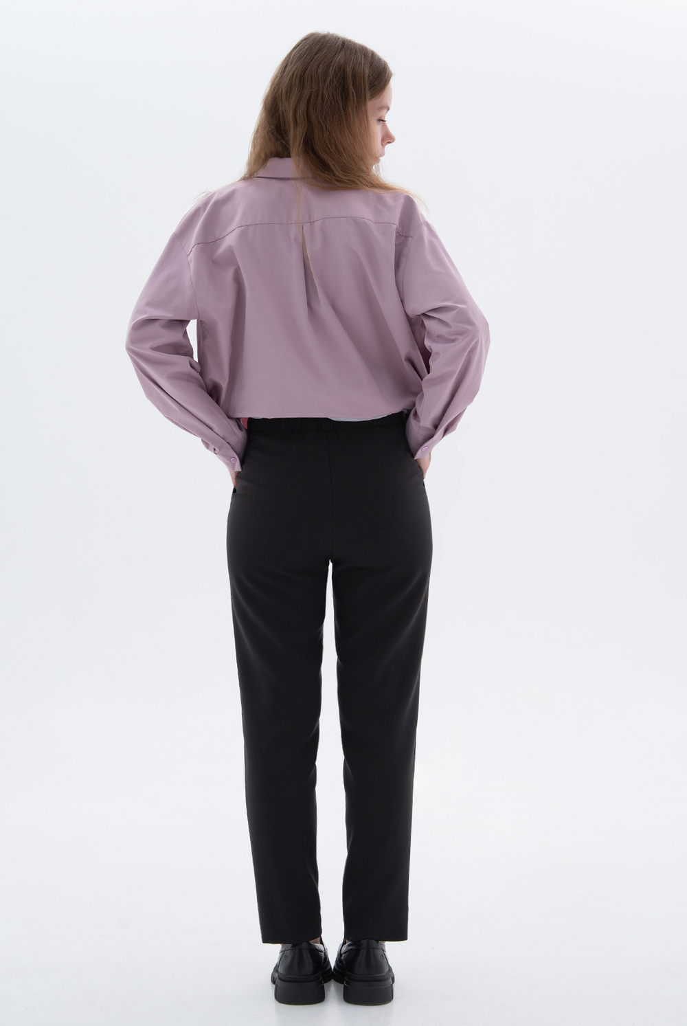 Брюки зауженные 2757АПА, черный #70Ч022757АПА