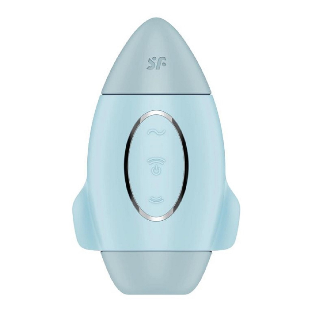 Вакуум-волновой вибростимулятор Satisfyer Mission Control голубой