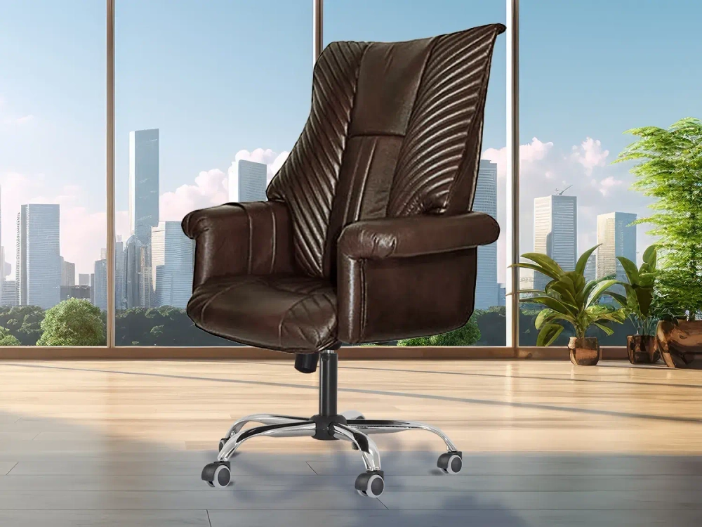 Офисное массажное кресло Ego President Шоколад