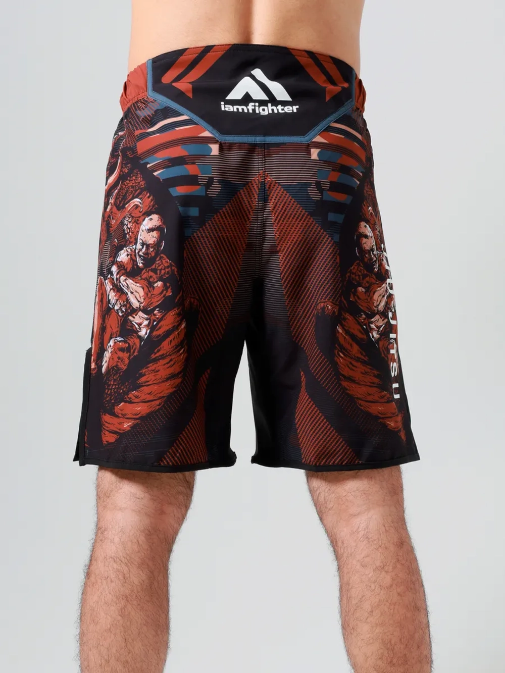 Шорты мужские спортивные для мма mma с разрезами