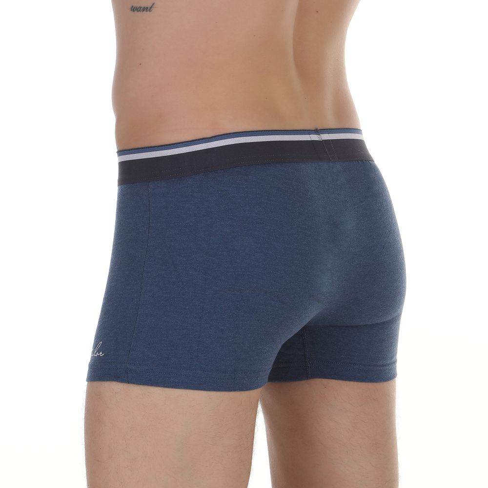 Мужские трусы боксеры синие меланжевые Tom Tailor 70305/6072 621